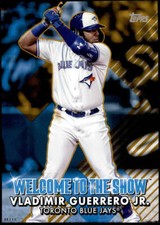 Vladimir Guerrero Jr. 2022 Topps 5x7 Welcome to the Show Gold #WTTS-24 6/10 Blue