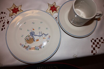 Royal Five Stars  6 Gedecke Enten-Motiv 18teilig Davon 1 Teller Kun Lun Porzella