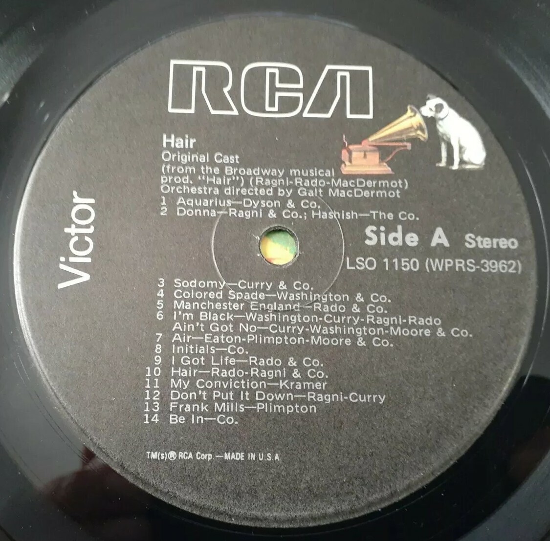 HAIR オリジナルサウンドトラック LP HAIR Original Soundtrack Vintage Gatefold Double LP Vinyl 1979 CBL