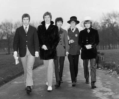 Brian Jones Bill Wyman Keith Richards Mick Jagger and Charlie- 1967 Old Photo 2