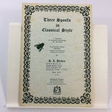 Three Spoofs in Classical Style Hicken Choral Music Songbook SATB 1976