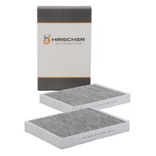 HIRSCHER Innenraumfilter Aktivkohle Satz für MERCEDES-BENZ W221 W222 2218300718