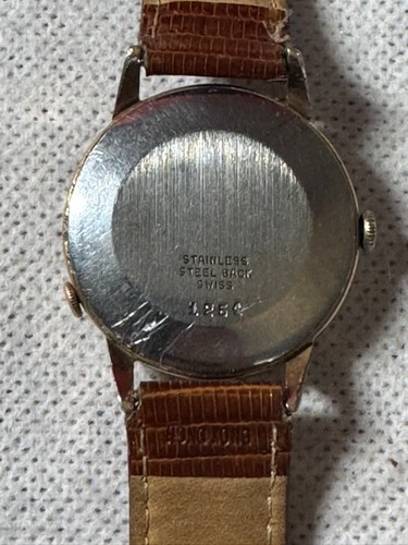 Very Fine Vintage Urbita Date-O-Graph Calendar 17 Jewels Watch - Picture 2 of 7