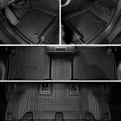 Floor Mats & Cargo Liner for Hyundai Santa FE 24-25, (Fit Hybrid & Gas), TPE - Foto 2 di 9