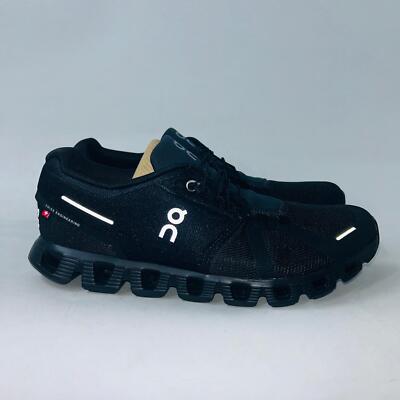 ON RUNNING CLOUD 5 MENS ''ALLBLACK COMFORTABLE BREATHEABLE RUNNING SHOES SIZE 11D