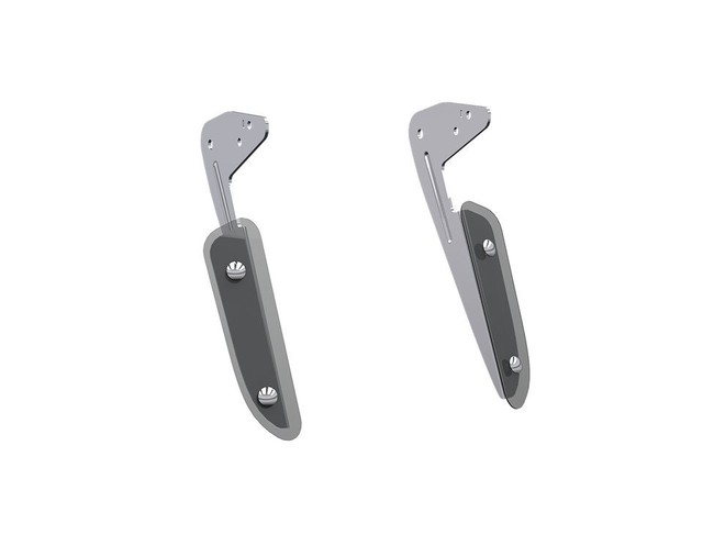 20162019 INDIAN SPRINGFIELD CHROME LOWER WIND DEFLECTORS TINTED