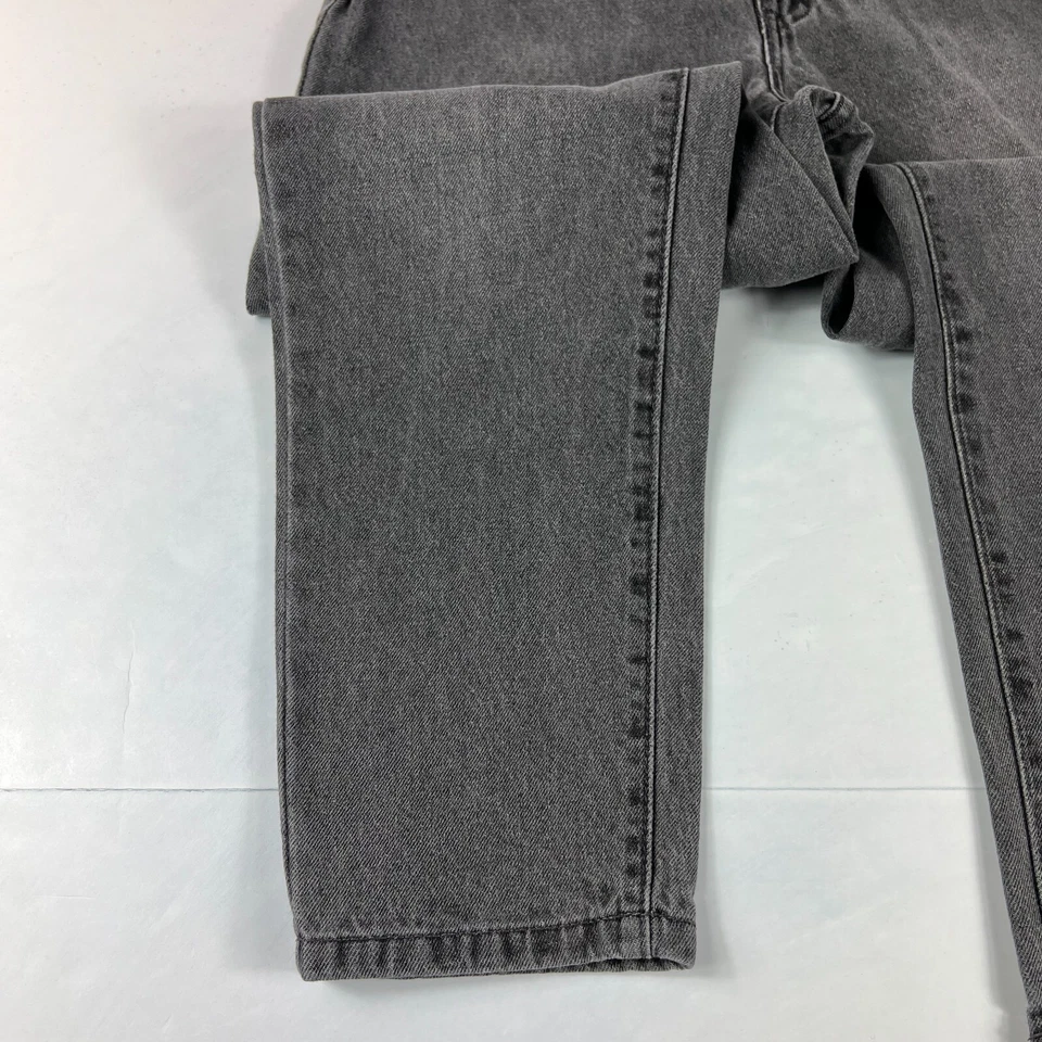 Levi's джинсы девочки 12 регулярный тянуть на высоты свободного серый выцветший джинсовой ткани хлопок - Изображение 4 из 4