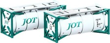 New Tomytec TOMIX N Scale ISO 20 FT Tank Container Nippon Oil 2 Green 3127 Japan