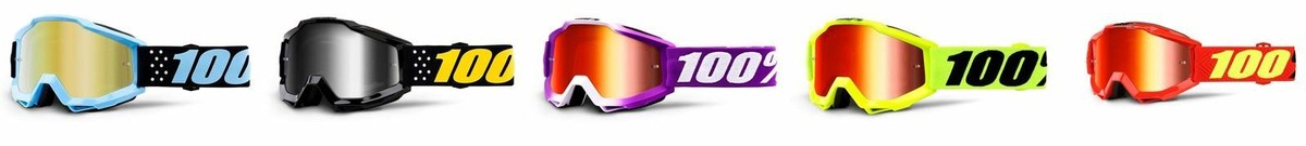 100% Accuri Youth MX Goggles Motocross Off-Road Quad ATV MTB BMX