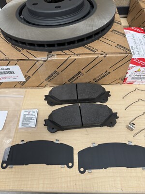 2018-2021 LEXUS NX300 OEM FRONT BRAKE KIT ROTORS, OEM PADS & SHIMS