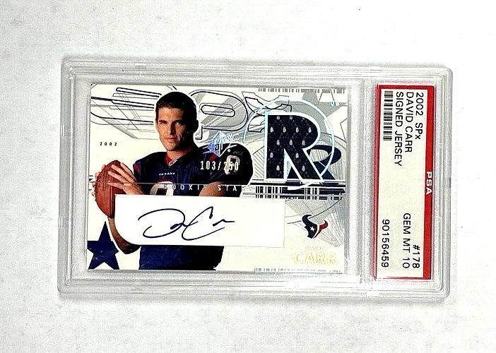 David Carr Spx #178 Signed Jersey