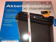 GENIE Aktenvernichter 106 S Aufsatz Teleskoparm, 7 l Korb + Geschenke + Tasche