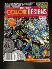 COLORING BOOK: INSPIRING COLOR DESIGNS COLORING BOOK  COLOR ART June 2016