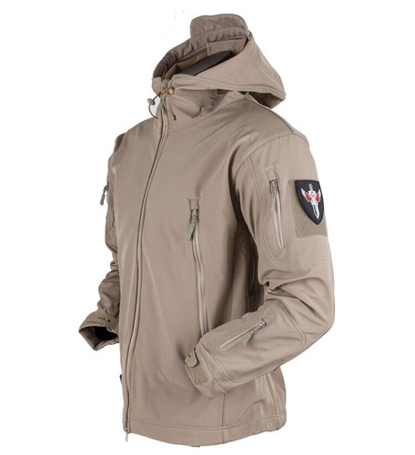 Mens Outdoor Waterproof Jacket Tactical Winter Coat Soft Shell Military Jacket - Picture 17 of 23
