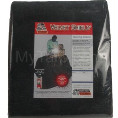 20% OFF-Velvet Shield Carbon Fiber Welding Blanket 16 OZ - 18'' x 18'' ,8'x10'