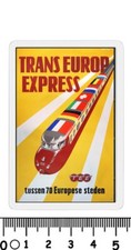 calamita trans europ express TEE treni rapidi lusso linea ferrovia treno binari