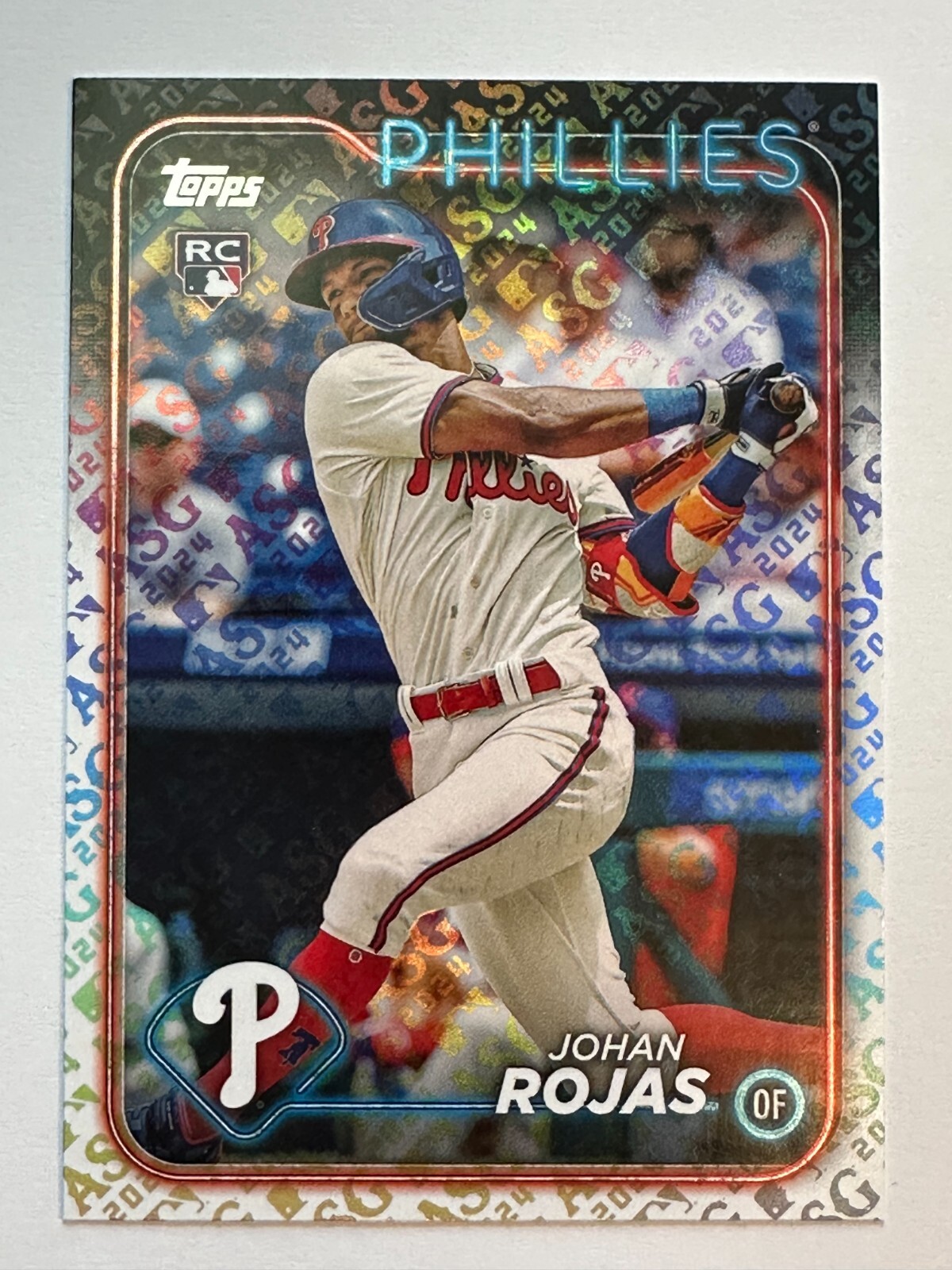 2024 Topps Johan Rojas Rookie All-Star Game Foil ASG #209 Philadelphia Phillies