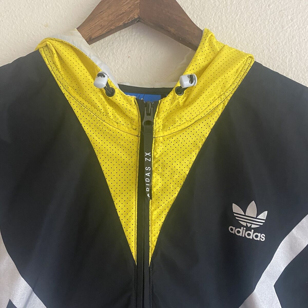 Adidas Originals ZX Jacket Mens 2XL Black Waterproof Adidas Originals ZX Jacket Mens 2XL Black Waterproof