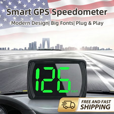 Car Accessories Hud Gps Head Up Display Speedometer Digital Speed Kph Plug Play