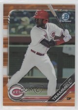 2019 Bowman Chrome Prospects Orange Refractor /25 Taylor Trammell #BCP-158 00hy