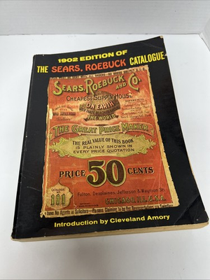 #ad #ad 1902 Edition of The Sears Roebuck Catalogue 1969 Reprint USA Vintage Paperback $24.99