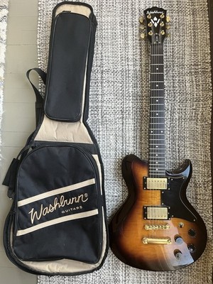 Washburn WI64DL Electric Guitar Vintage Sunburst w/Case and Accessories