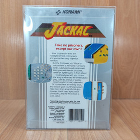 MT- Jackal MINTY BOX ONLY NO Game NO Manual nintendo nes collector lot nice !