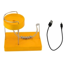 Kinetic Art Marble Perpetual Machine Sculpture DIY Office Home Desk Ornaments G