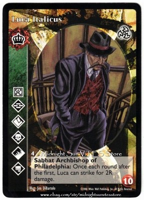 Luca Italicus Lasombra Third Edition V:TES VTES Vampire CCG