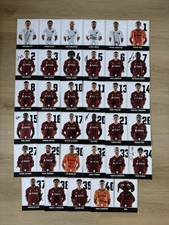 35 Autogrammkarten Hannover 96 2025/2026, W&ouml;rl, Knight, Momuluh, Aseko, Rochelt