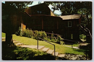 Lake Delton Wisconsin~Camp CHI~Senior Adult Lodge~1960s Postcard