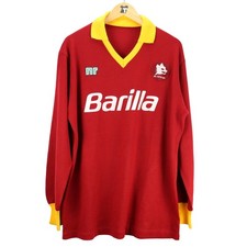1989-90 Roma Maglia #5 Tempestilli Match Worn Ennerre Barilla ORIGINALE SHIRT