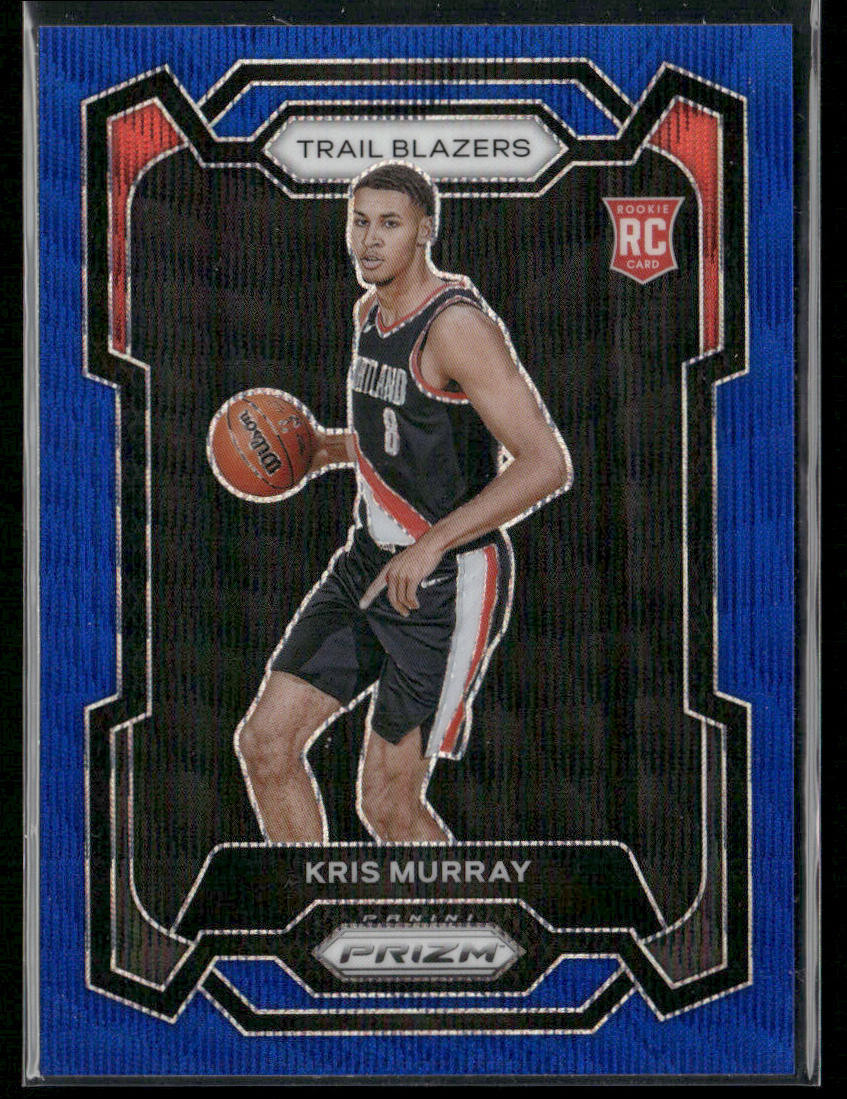 Kris Murray 2023-24 Panini Prizm Blue Wave Rookie #142