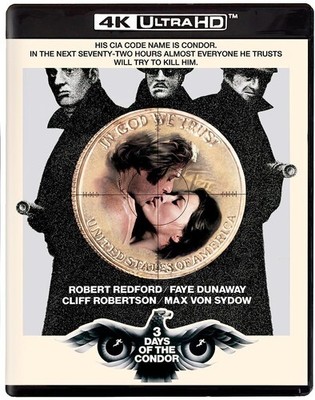 Three Days of the Condor [New 4K UHD Blu-ray] With Blu-Ray, 4K Mastering, Ac-3