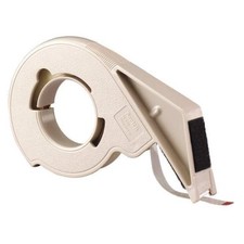 Strapping Tape Dispenser, Plastic, Gray