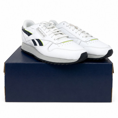 REEBOK CLASSIC LEATHER RIPPLE 100032767 WHITE ATHLETIC SHOES SIZE 10.5 NEW
