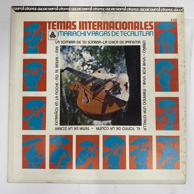 MARIACHI VARGAS DE TECALITLAN - TEMAS INTERNACIONALES - 1972 MEXICAN LP