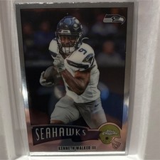 Kenneth Walker III, Seahawks Football, 2025 Topps Chrome Throwback, 1975-30