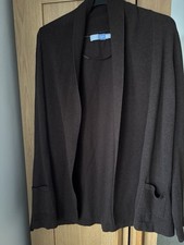 Ladies Chocolate Brown Cardigan,size Large,Good Condition Bargain Price