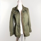 Madewell Fleet Zip Up Olive Green SZ Small Light Weight Jacket With Waist Cinch — photo 1