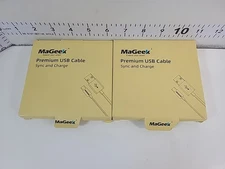 2x MaGeek Premium 6' USB Cable Sync And Charge USB 2.0 To Micro B