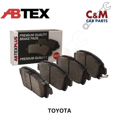 Abtex Front Brake Pads fits TOYOTA YARIS VERSO / FUN CARGO 1999-2005
