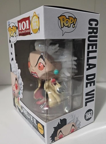 Funko Pop! Disney - Cruella De Vil #1663 Chase 101 Dalmatians (Mint Condition)