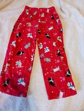 **Boy's Cozy P.J. Pajama Bottoms Pants Winter Bears Polar Teddy Size 6 EC+