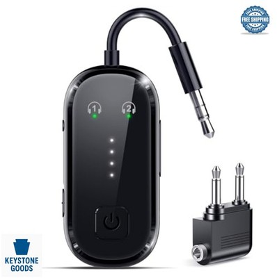 Bluetooth 6.0 Transmitter Receiver 2 in 1 Audio Adapter AUX RCA USB-C