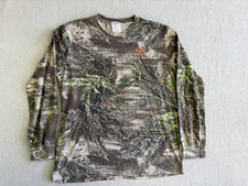 Realtree Long Sleeve Shirt Mens Size L Camo Pocket Hunting Outdoor Gorpcore
