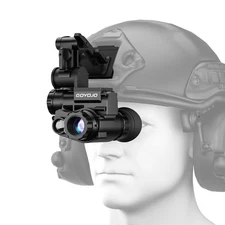 GOYOJO Night Vision Goggles Helmet-Mounted Monocular | 1080P HD NVG with 6X Z...