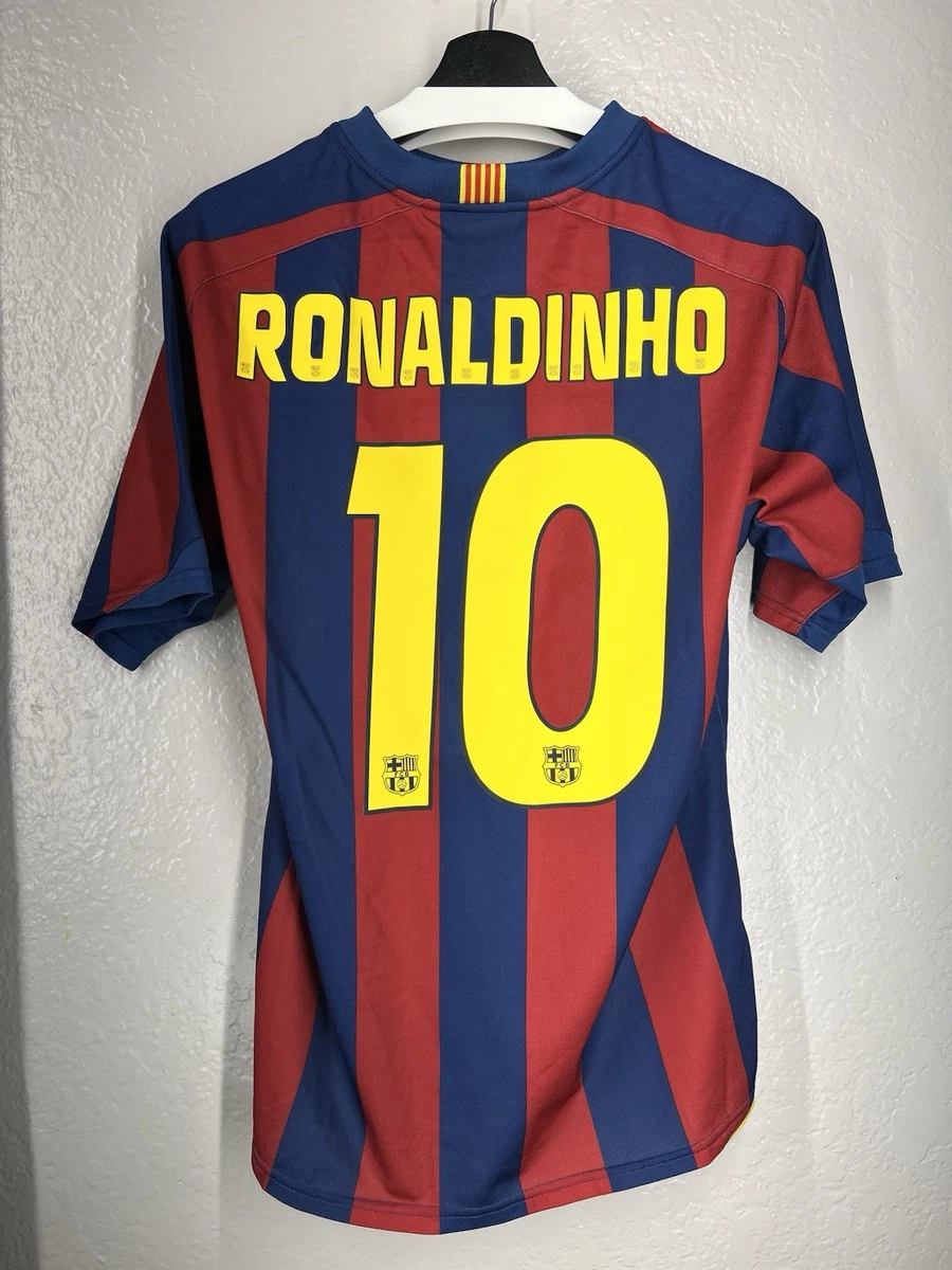FC Barcelona Ronaldinho International Club Soccer Fan Apparel and