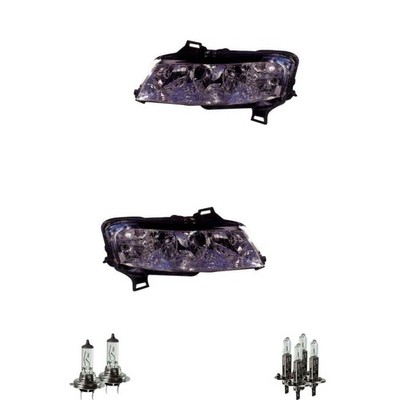 Halogen Scheinwerfer Set rechts & links H7/H1/H1 für Fiat Stilo inklusive Lampen