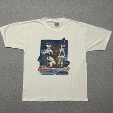 Vintage St. Louis Cardinals T-shirt Men's Large White Single Stitch MLB 90s